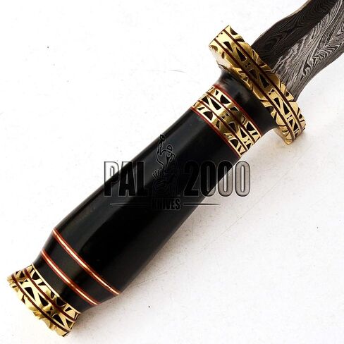 PAL 2000 KNIVES DAM- 9744 Handmade Damascus Steel 13 Inches Hunting Vivi Knife in Kuwait