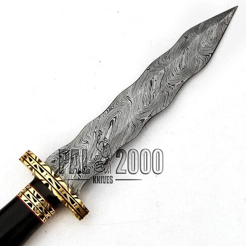PAL 2000 KNIVES DAM- 9744 Handmade Damascus Steel 13 Inches Hunting Vivi Knife in Kuwait
