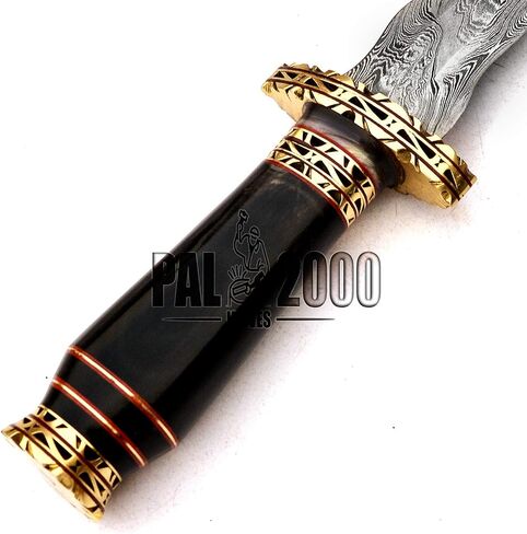 PAL 2000 KNIVES DAM- 9744 Handmade Damascus Steel 13 Inches Hunting Vivi Knife in Kuwait