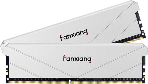 fanxiang DDR4 RAM 32GB (2x16GB) 3200MT/s Desktop Computer Memory,XMP 2.0 Overclockable Memory Module for AMD & Intel Platforms - for Gaming, Streaming, and Professional Work,White in Saudi Arabia