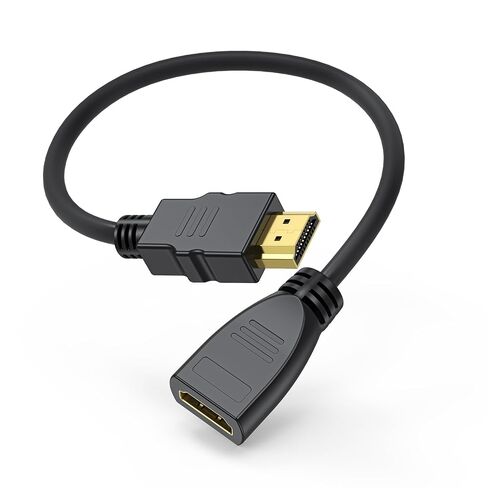 4K HDMI Extension Cable 3 FT, 5-Pack Bulk Shielded HDMI 2.0 Extender Cord in Kuwait