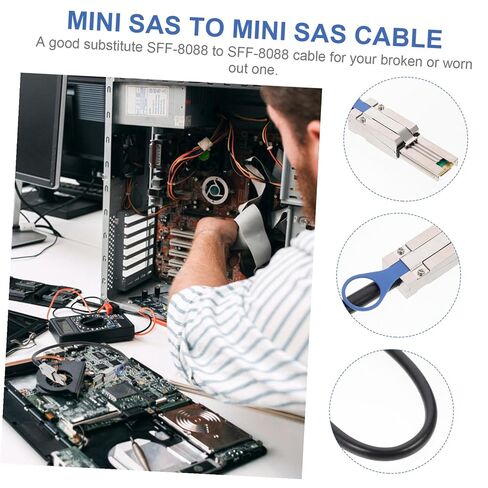 Mini SAS Internal Mini SAS Cable for Server Hard Drive Data Storage System Sff High Speed Cord Compatible with Raid Controller in Saudi Arabia