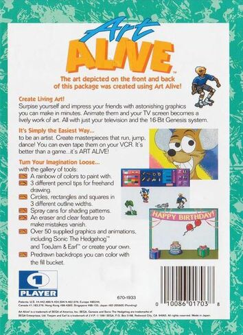Art Alive - Sega Genesis in Kuwait