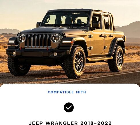Anpher Backup Camera Rear View Camera Fit for Jeep Wrangler 2018-2022 Replaces# 68288397AC 68452959AC in Kuwait
