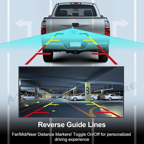 ASURE Tailgate Handle Backup Camera for Toyota Tundra 2000-2006 in Kuwait