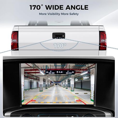 Backup Camera fit for Chevy Silverado, GMC Sierra 1500 2016-2019 in Kuwait
