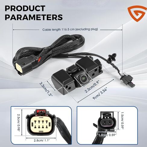 Backup Camera fit for Chevy Silverado, GMC Sierra 1500 2016-2019 in Kuwait