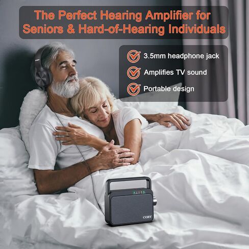 Bluetooth Amplifier TV Speaker for Seniors & Hard of Hearing, 100-FT Range in Kuwait