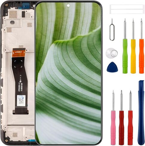 LCD Display Compatible with Nokia C110 N156DL-6.3"（Black with Frame） Touch Screen Digitizer Assembly Replacement + Tools in Kuwait