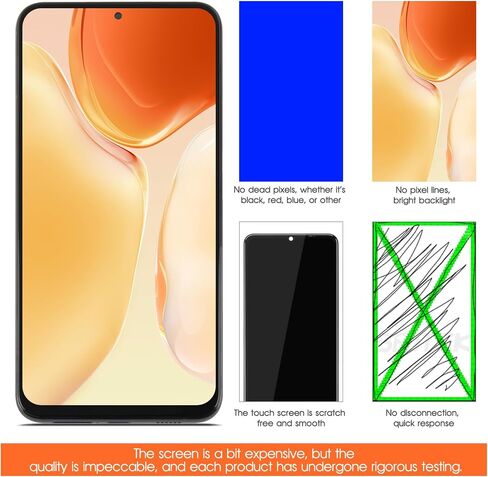 INCELL for Samsung Galaxy S22 Plus Screen Replacement for Samsung S22 Plus LCD Display SM-S906B SM-S906U LCD Digitizer Touch Assembly Repair Parts with Frame in Kuwait