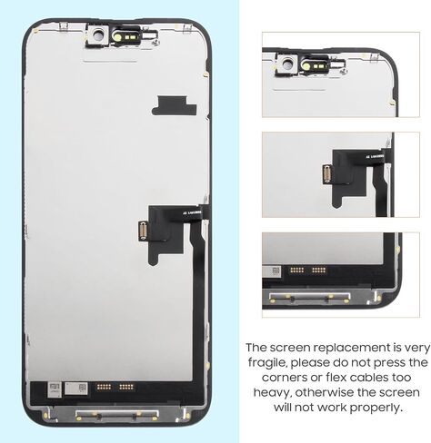 Screen Replacement for iPhone 16 Pro Max 6.9", Incell LCD Display Digitizer Assembly with Repair Tool Kit, Fit Models A3084 A3295 A3297 A3296, Black in Kuwait