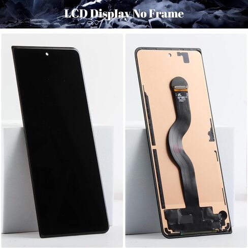 SRJTEK TFT for Samsung Galaxy Z Fold 4 Screen Replacement SM-F936B/U/W Display Digitizer Assembly Complete Professional Repair Tools 6.23" Black, No Fingerprint (Small Outer Screen) in Kuwait