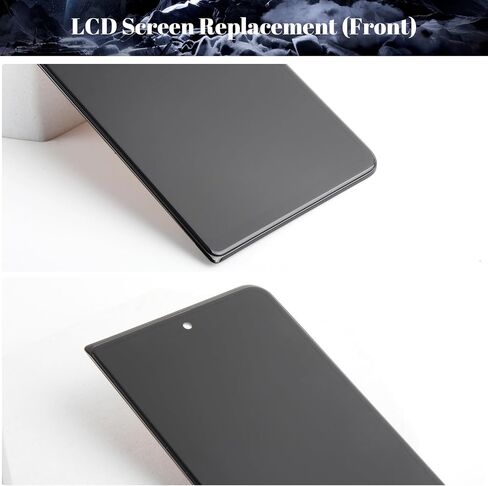 SRJTEK TFT for Samsung Galaxy Z Fold 4 Screen Replacement SM-F936B/U/W Display Digitizer Assembly Complete Professional Repair Tools 6.23" Black, No Fingerprint (Small Outer Screen) in Kuwait