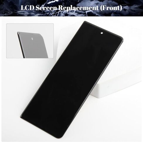 SRJTEK TFT for Samsung Galaxy Z Fold 4 Screen Replacement SM-F936B/U/W Display Digitizer Assembly Complete Professional Repair Tools 6.23" Black, No Fingerprint (Small Outer Screen) in Kuwait