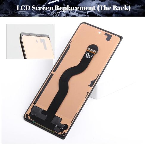 SRJTEK TFT for Samsung Galaxy Z Fold 4 Screen Replacement SM-F936B/U/W Display Digitizer Assembly Complete Professional Repair Tools 6.23" Black, No Fingerprint (Small Outer Screen) in Kuwait