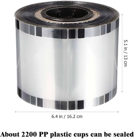 Kichvoe Cup Sealer Film Clear Roll Sealer Film 2000 Uses in Kuwait