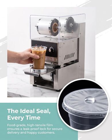 Kichvoe Cup Sealer Film Clear Roll Sealer Film 2000 Uses in Kuwait