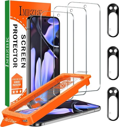 IMBZBK Screen Protector for Google Pixel 9 Pro XL, Tempered Glass, 3+3 Pack in Kuwait