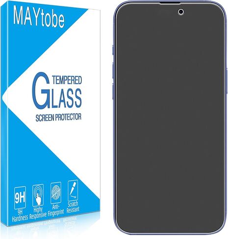 MAYtobe 2 Pack Screen Protector for iPhone 15 Pro Max Tempered Glass Film in Kuwait
