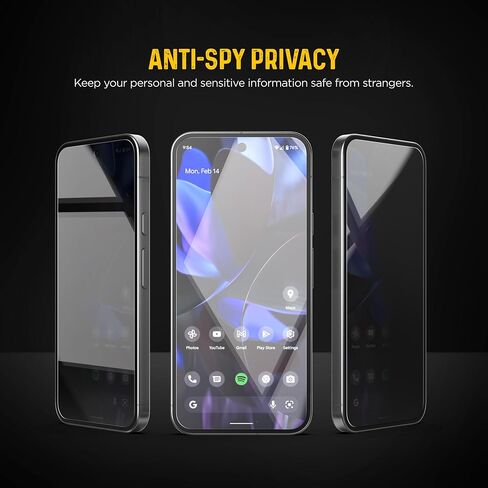 magglass Privacy for Google Pixel 10 / Pixel 10 Pro Screen Protector (6.3") Anti Spy Tempered Glass with Easy Applicator (Retail Packaging) in Kuwait