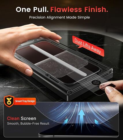 PandaShield 2-Pack for iPhone 16/15 & 14 Pro Red Privacy Screen Protector in Kuwait
