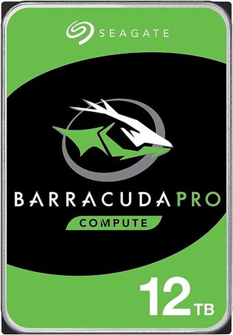 Seagate BarraCuda Pro 12TB Internal Hard Drive Performance HDD – 3.5 Inch SATA 6 Gb/s 7200 RPM 256MB Cache for Computer Desktop PC Laptop – Frustration Free Packaging (ST12000DM0007) (Renewed) in Kuwait