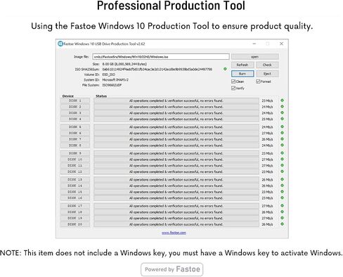 Bootable USB Flash Drive for Windows 10, Bootable USB Install & Upgrade for Windows 10 Pro 32/64 Bit in Kuwait