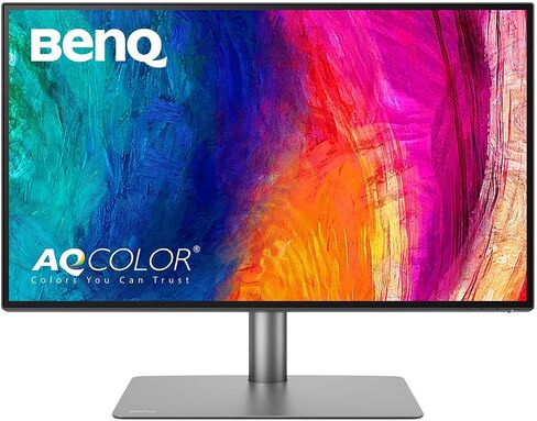 BenQ PV3200U 32" 4K UHD Monitor for Video Editing, 95% DCI-P3, 100% Rec.709/sRGB, 2.1ch Speakers, 65W USB-C, Mac Compatible, Factory-Calibrated, Software Calibration, Ergonomic Stand in Kuwait