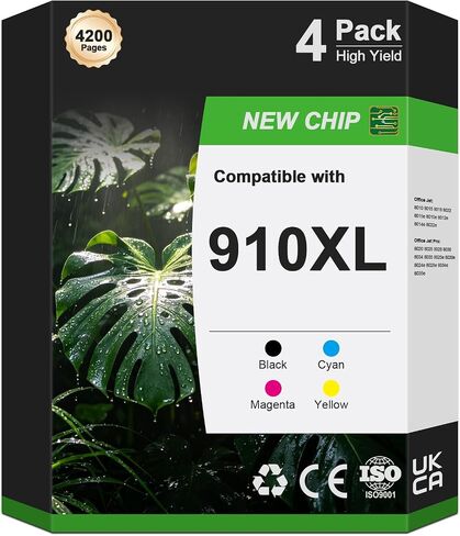 910XL 910 8015e 8025e Ink Cartridges Combo Pack Replacement for HP 910 XL in Saudi Arabia