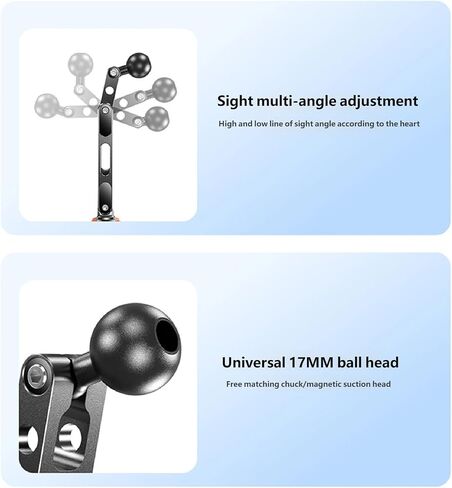 General Aluminum Alloy Ball Head Joint for Photography 180 Degree Adjustable Angles for Cameras Tripods Smartphones Quick Release Extension Rod in Saudi Arabia