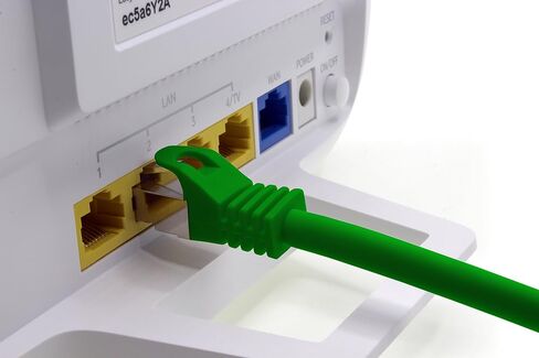 1aTTack.de CAT7 Cat.7 Gigabit Ethernet Cable, LAN Cable, Network Cable, raw Cable with (RJ45) Cat6a Connector (Double Shielded) 500 MHz Green - 10 Pieces 0.5m in Saudi Arabia