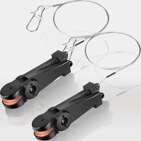 Universal Line Release, Replacement for Cannon 2250009 2-22 lb Tension Downrigger & Boat Fishing Clip, Adjustable Stainless Steel Release for Freshwater & Saltwater Trolling (2-Pack) in Kuwait