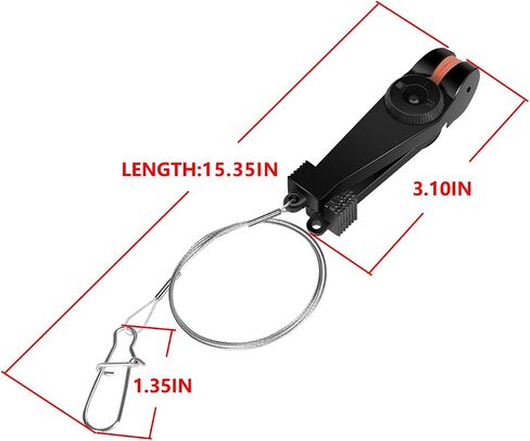 Universal Line Release, Replacement for Cannon 2250009 2-22 lb Tension Downrigger & Boat Fishing Clip, Adjustable Stainless Steel Release for Freshwater & Saltwater Trolling (2-Pack) in Kuwait