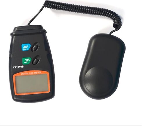Light Meter, LX1010B Illuminometer 3 Range Digital LCD 50,000 Lux Meter Photometer Luxmeter Light,Luxmeter in Kuwait