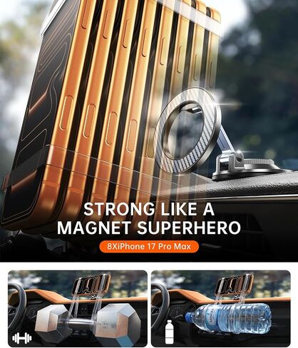 Romuto for Magsafe Car Mount Magnetic Phone Holder for Car Mount for iPhone in Saudi Arabia