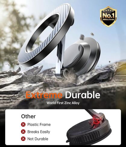 Romuto for Magsafe Car Mount Magnetic Phone Holder for Car Mount for iPhone in Saudi Arabia