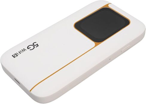 Cosiki 5G Mobile Portable WiFi 6, Dual Band WiFi Hotspot for Travel with SIM Card Slot for Business Trips Outdoor Activities 16 Connected Devices in Kuwait