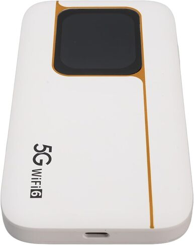 Cosiki 5G Mobile Portable WiFi 6, Dual Band WiFi Hotspot for Travel with SIM Card Slot for Business Trips Outdoor Activities 16 Connected Devices in Kuwait