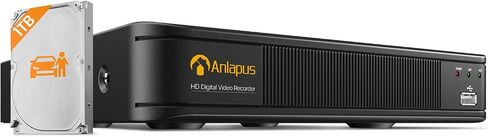 Anlapus 5MP 8CH H.265+ CCTV DVR Recorder with AI Human/Vehicle Detection, Remote Access, Alert Push, 3K 8 Channel Hybrid 4-in-1 Home Surveillance DVR for Analog Wired Security Camera (No Hard Drive) in Saudi Arabia