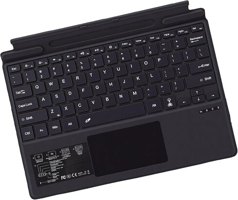 PUSOKEI Bluetooth Keyboard for 13 Inch Tablet, 7-Color Backlit Replacement with Touchpad in Kuwait