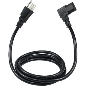 3-Prong PC Power Cord - 2FT 16AWG C13 Right Angle Connector 2-Pack in Kuwait