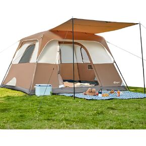 Portal Instant Cabin Tent 6/8/10 Person, Large Family Camping Tent with Rainfly in Kuwait