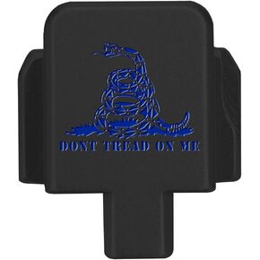NDZ Performance Slide Cover Back Plate for Sig P320 Series 9 mm .40 .357 .45 ACP, Black Aluminum with Dark Blue Laser Engraved Patriotic Images - Choose Image & Color in Kuwait
