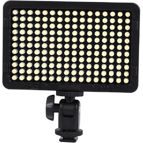 Diyeeni LED Video Light for Camera, 176 LED Photography Lighting Fill Lamp Portable Dimmable Video Light with Battery, Mini Rechargeable OnCamera Photo Panel for DSLR Camcorder Vlog in Kuwait