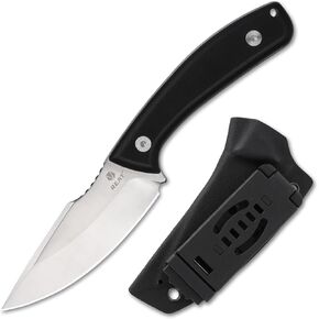 REAT Fixed Blade Knife with Kydex Sheath, 3.5" D2 Steel Blade with Full Tang Design,Ergonomic G10 Handle,EDC Sharp Hunting Knife for Camping,Survival,Bushcraft,Hiking,Gifts for Men,Women in Kuwait