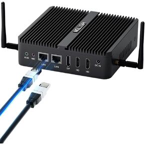 HISTTON Fanless Mini PC Alder Lake N100, 16GB DDR4 RAM 256GB NVMe SSD in Saudi Arabia