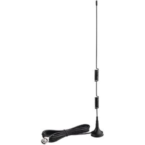 VHF UHF Ham Radio Police Scanner Amateur Radio Mobile Radio Scanner Antenna Magnetic Base BNC Male Antenna Compatible with Uniden Bearcat Whistler Radio Shack Police Scanner Ham Radio in Kuwait