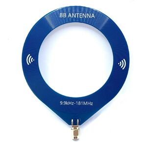 Mini BB Antenna 9.9khz to 181mhz,Portable Shortwave Loop Antenna with SMA Connector,Broad Frequency Donut MW SW Antenna for Malachite SDR TEF6686 Receiver in Kuwait