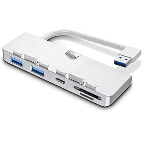 USB 3.0 Hub for iMac (2012-2019) 21.5/27 inch, Aluminum Front Port Expander with 3 USB-A Ports and SD/TF Card Reader - Slim Plug and Play Adapter for iMac 5K, iMac Pro (Not for M1/M3) in Saudi Arabia