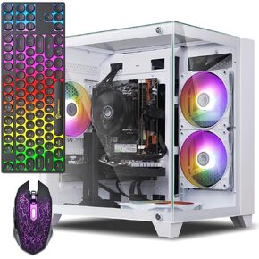 ZER-LON Gaming PC Desktop Computer, Intel Core I7 up to 3.9GHz, RX 590 8G in Kuwait